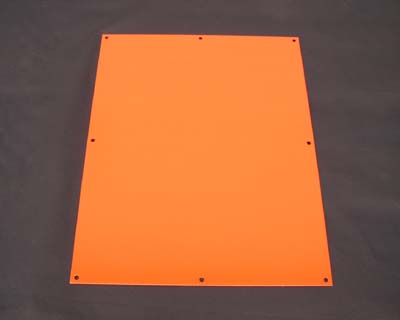 (image for) Control cabinet cover - orange powder coat finish