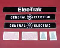 Seat housing decal set (E8 & E10)
